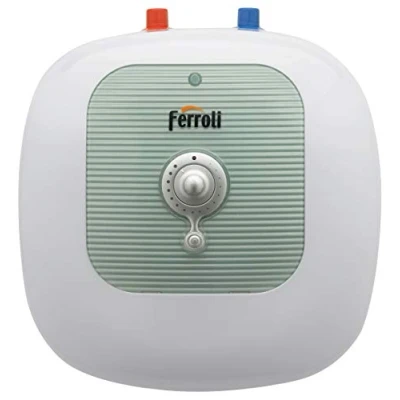 Image of FERROLI GRNKTY0A Cubo Water Heater, Electric, Tank, 220 V, White