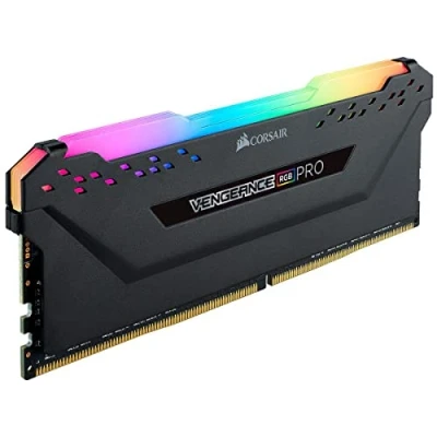 Image of Corsair Vengeance RGB PRO 8GB (1x8GB) DDR4 3600 (PC4 28800) C18 Optimized for AMD Ryzen Black CMW8GX4M1Z3600C18