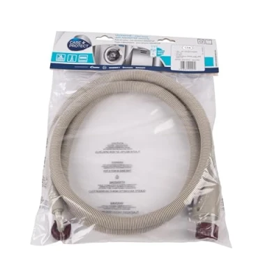 Image of Care + Protect Inlet Hose with Aquastop Security Valve 1.5M, up to 93C, Prevents Potential Flooding of the Home Due Water Breaking