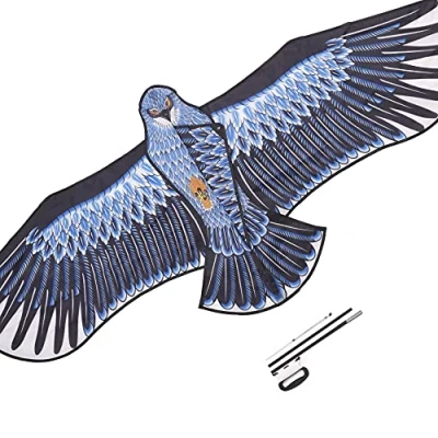 Image of The Twiddlers Large Eagle Bird Kite for Kids &amp; Adults Outdoor Beach Park Flying Toy Game 82x185cm