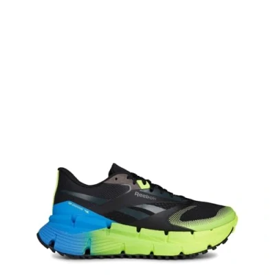 Image of Reebok Men&#039;s FLOATZIG Adventure 1 Running Shoes, Black/Digital Lime/Kinetic Blue, 8 UK