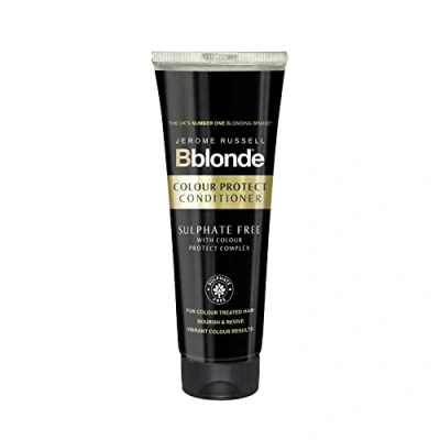 Image of Jerome Russell Bblonde Colour Protect Conditioner Blonde Hair Toner with Complex, Vegan &amp; Sulphate Free, 250ml