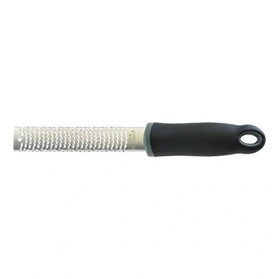 Image of Mercer Culinary Stainless Bar Zester, Black Handle, Narrow