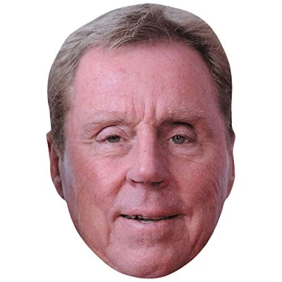 Image of Harry Redknapp (Smile) Celebrity Mask, Flat Card Face, Fancy Dress Mask