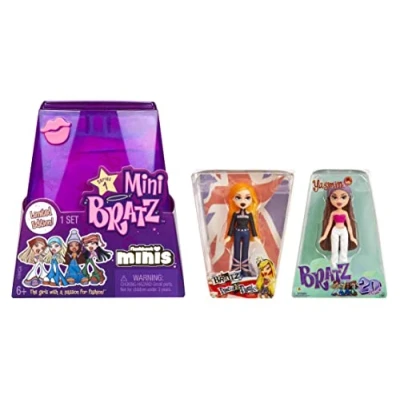 Image of MGA&#039;s Miniverse Bratz Y2K Nostalgia Flashback Minis Limited Edition Dolls RANDOM ASSORTMENT 2 Mini and Blind Packaging That Doubles as Display Great Gift for Kids &amp; Collectors Ages 6+