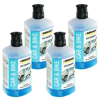 Image of Karcher Car Foam Shampoo Cleaner 3in1 Pressure Washer Detergent K2 K4 K5 K7 1 Litre x 4