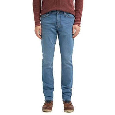 Image of Mustang Men&#039;s Bostonk Slim Jeans, Blue (Mittelblau 312), W33/L30 (Size: 33/30)