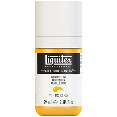 Image of Liquitex Acrylic Paint, Indian Yellow, 59 ml (Pack of 1)