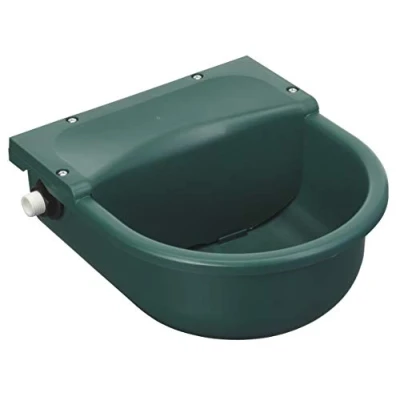 Image of Kerbl Float Bowl Plastic, 3 Litre, Green, 29 x 25.5 14.5 cm