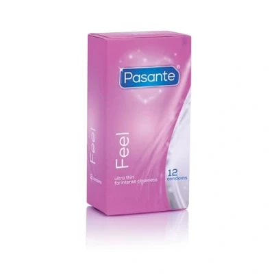 Image of Pasante Sensitive (Feel) Condoms Pack of 72 (6 Packs 12)