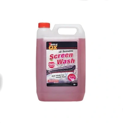 Image of Triple QX 78052 5L All Seasons Screenwash 5 Litre Concentrated 7C Cherry