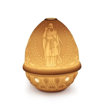 Image of LLADRÓ Zarathustra Lithophane. Porcelain Litophane.