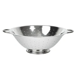 Image of Vogue Stainless Steel Colander 14&quot;