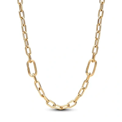 Image of Pandora ME Small link 14k gold plated necklace, 50