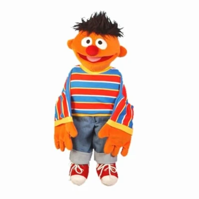 Image of Living Puppets Sesame Street Glove Puppet Ernie 45 cm