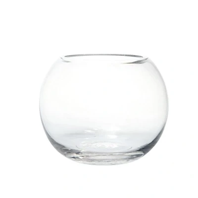 Image of Glass Fishbowl Vase (12.5cm x 10cm)