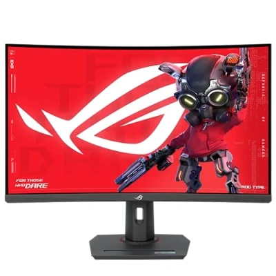 Image of ASUS ROG Strix XG32WCS USB Type C Gaming Monitor 32 inch, 2560x1440, Curved, 180Hz (Above 144Hz), 1ms (GTG), Fast VA, Extreme Low Motion Blur Sync, C, FreeSync, DisplayWidget Center, HDR