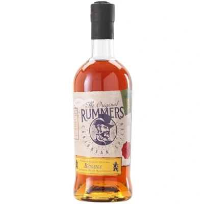 Image of Banana Rum 70cl by Dutch Rummers (ABV 35 Percent), Golden Rum, Three Year Old Caribbean Jamaican and Rums Blended from Brazil Dominican Republic Rested in American Oak Barrels