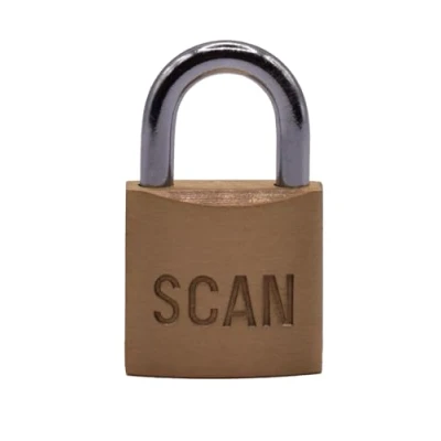 Image of SCAN SCAPLB25 Brass Padlock