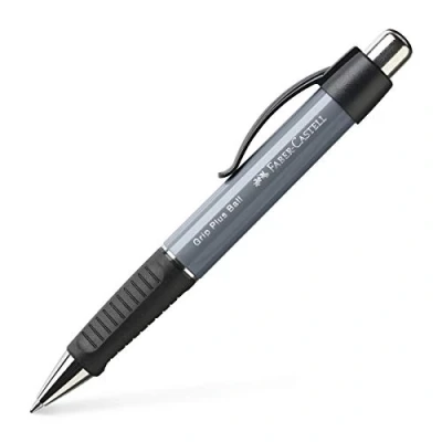 Image of Faber Castell Ballpoint pen Grip Plus Ball M stone grey