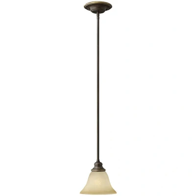 Image of Cello 1 Light Dome Ceiling Mini Pendant Antique Bronze, E27