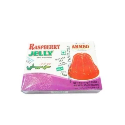 Image of Ahmed Raspberry Jelly (Vegetarian) 85g x 3