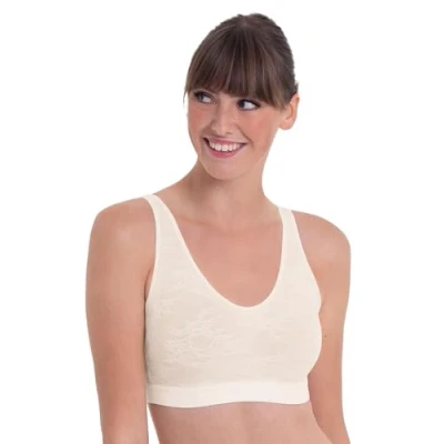 Image of Anita Women&#039;s Mastectomy Bralette Essential Lace 4700X Black M