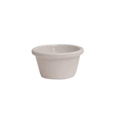 Image of Genware NEV S278 02 Ramekin Smooth, 75 mm x 35 mm, 2 oz., White