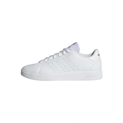 Image of adidas Men&#039;s Advantage Base 2.0 Shoes, Cloud White/Cloud White/Shadow Navy, 8.5 UK