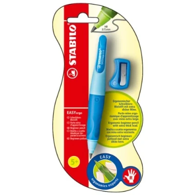 Image of STABILO EASYergo 3.15mm Mechanical Pencil Right Handed Light Blue/Dark Blue