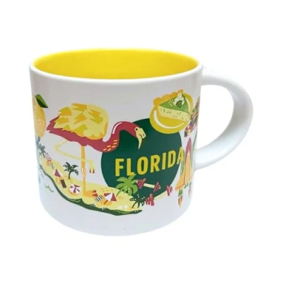Image of Starbucks Discovery Series Florida Ceramic Mug, 14 Oz