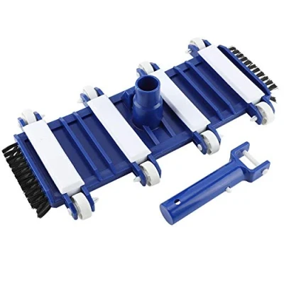 Image of Flexible Spa and Pool Suction Head with Side Brushes Professional Wheeled Vacuum Ideal for Owners Swimming