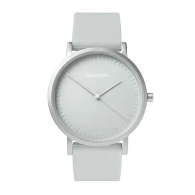 Image of Sekonda Men Analog Japanese Quartz Watch with Silicone Strap 40405