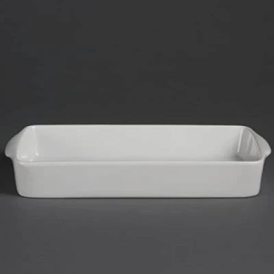 Image of Olympia Whiteware Rectangular Roasters 305x 163mm (6 pack)