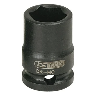 Image of KS Tools 515.1523 Hexagon impact socket, short, 3/8&quot;, 23mm