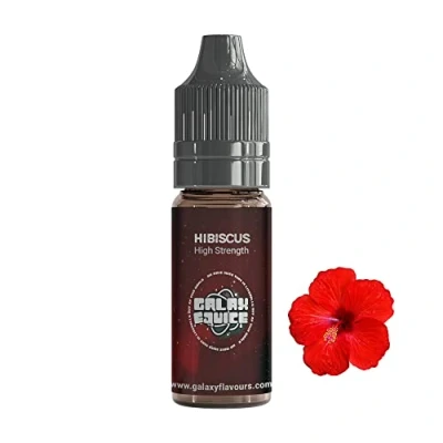 Image of Hibiscus High Strength Flavouring 230+ Flavours Galaxy Food 50ml Bottle