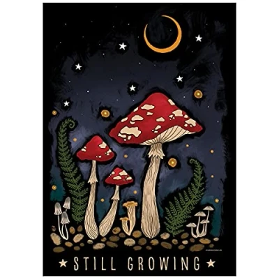Image of Magical Mushrooms Still Growing Mini Poster 32x44cm