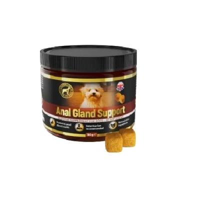 Image of Gastrobalance gland treatment for dogs 60 natural soft chews emptying dog sacs Effective (Chicken flavour)