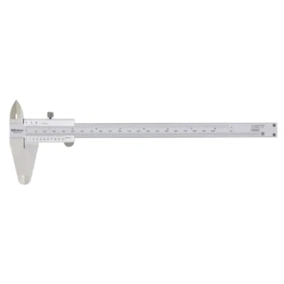 Image of Mitutoyo 530 114 Vernier Caliper, Stainless Steel, Inch/Metric, 0 8&quot; Range, +/ 0.002&quot; Accuracy, 0.0078&quot; Resolution