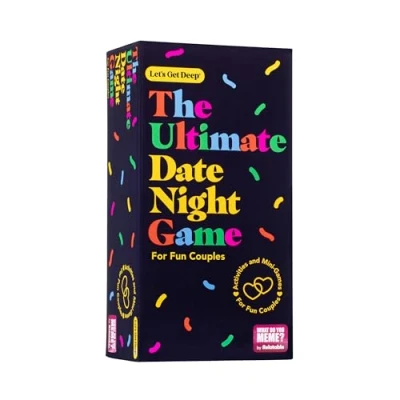 Image of WHAT DO YOU MEME? The Ultimate Date Night Game Relationship Card Game, Ideal for Night, Parties, Great Gift Valentine&#039;s Day, Anniversary &amp; Couples, Black