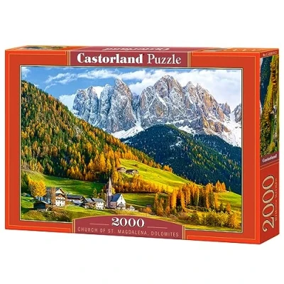 Image of Castorland C200610 St Magdalena Church, Dolomites Jigsaw Puzzle (2000 Piece)