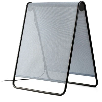 Image of Cadaques Outdoor LED Floor Lamp Grey 18W 3000K Blue IP65