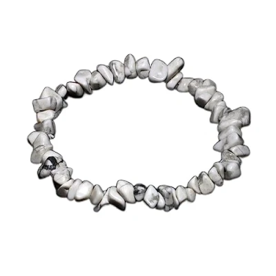 Image of CrystalAge Howlite Gemstone Chip Bracelet