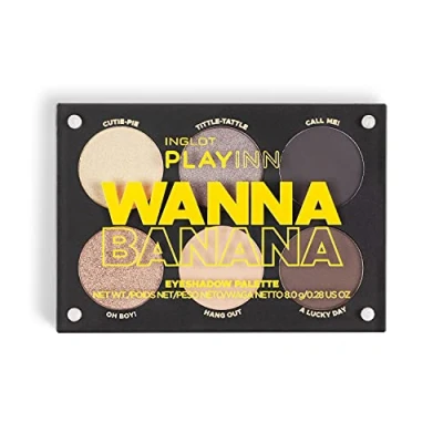 Image of INGLOT PLAYINN Eyeshadow Palette (Wanna Banana)
