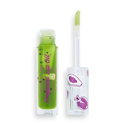 Image of Revolution Beauty London, Tasty Tropical, Lip Oil, Kiwi, 3.8ml