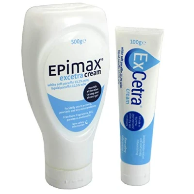 Image of ExCetra Emollient Cream 100g + 500g for Eczema and Psoriasis