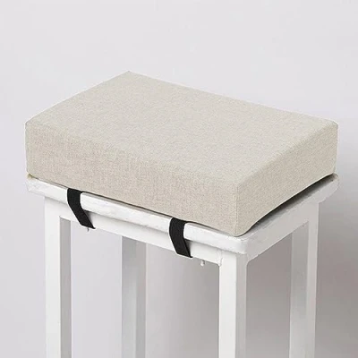 Image of Chair Seat Cushions Non slip Dining Pads Cushions,Long Stool Washable for Home Garden Office Indoor (30x40x8cm,Beige)