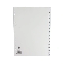 Image of A4 White 1 15 Polypropylene Index
