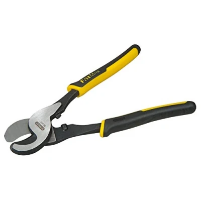 Image of Stanley Max Steel Cable Cutters 215MM 0 89 874, Black/Yellow