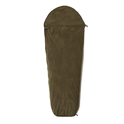 Image of Snugpak Fleece Liner with Zip Add our warmest layer of extra warmth to your sleeping bag (Olive)